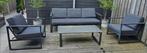 Vonge Loungeset 4 delig, Tuin en Terras, Ophalen, 5 zitplaatsen, Bank, Loungeset