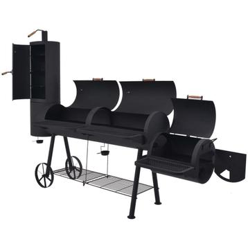 Extreem Grote Stalen Profi BBQ-Smoker. 2,6m. 4 Rookkamers!!! beschikbaar voor biedingen