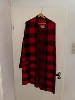 Mango woolmix oversized vest, Ophalen, Gedragen, Maat 36 (S), Rood