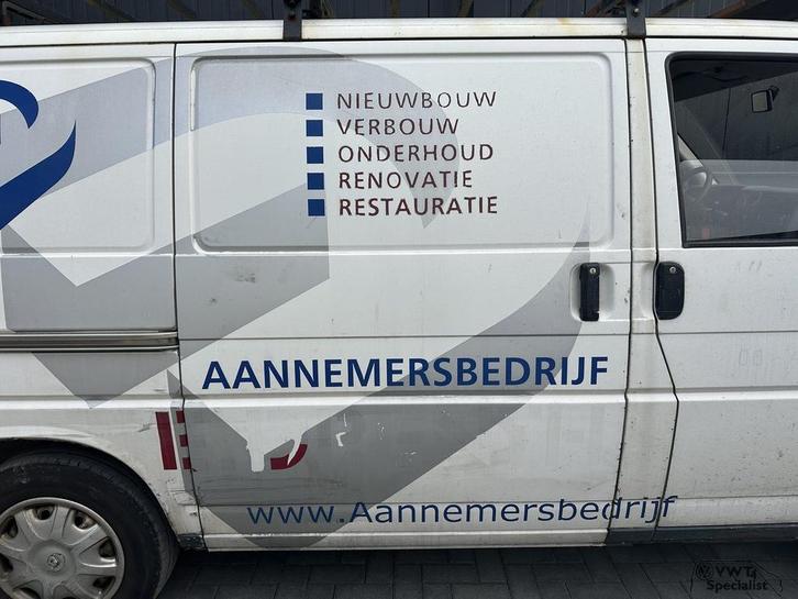 Volkswagen Transporter VW T4 schuifdeur rechts dicht wit, Auto-onderdelen, Carrosserie en Plaatwerk, Deur, Volkswagen, Rechts