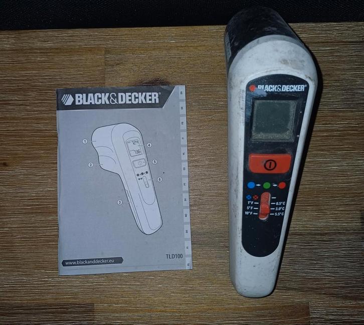 Warmteverliesmeter Black & Decker, Huis en Inrichting, Woonaccessoires | Thermometers, Gebruikt, Binnenthermometer, Ophalen of Verzenden