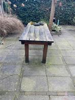 Houten tuintafel - Gebruikt, Ophalen of Verzenden, Gebruikt, Rechthoekig, Hout