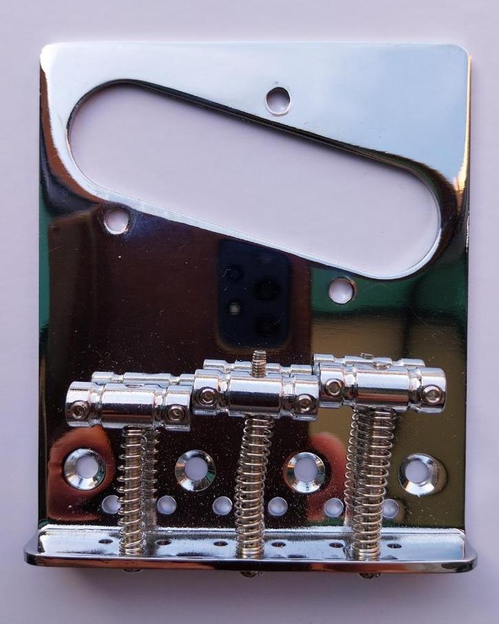 Telecaster Bridge - Top Loader & String Through - NIEUW!, Muziek en Instrumenten, Instrumenten | Onderdelen, Nieuw, Elektrische gitaar