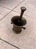 Antieke Bronzen Vijzel met Stamper, Antiek en Kunst, Ophalen of Verzenden, Brons
