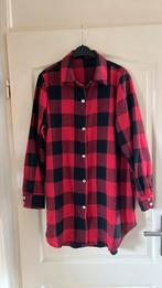 Dames lange blouse xl zwart/rood geruit, Maat 46/48 (XL) of groter, Nieuw, Ophalen of Verzenden, Rood
