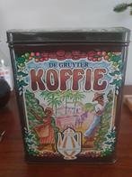 Koffieblik de Gruyter jaren 70, Verzamelen, Blikken, Ophalen of Verzenden, Gebruikt, Koffie, Overige merken