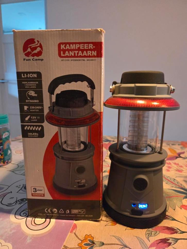 Fun Camp Kampeerlantaarn - Nieuwstaat!, Caravans en Kamperen, Kampeeraccessoires, Zo goed als nieuw, Ophalen of Verzenden