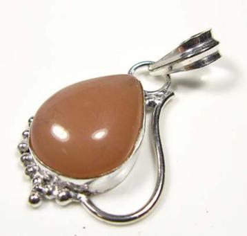 h. lumineuze edelsteenhanger PEACH AGAAT  + gratis verze beschikbaar voor biedingen