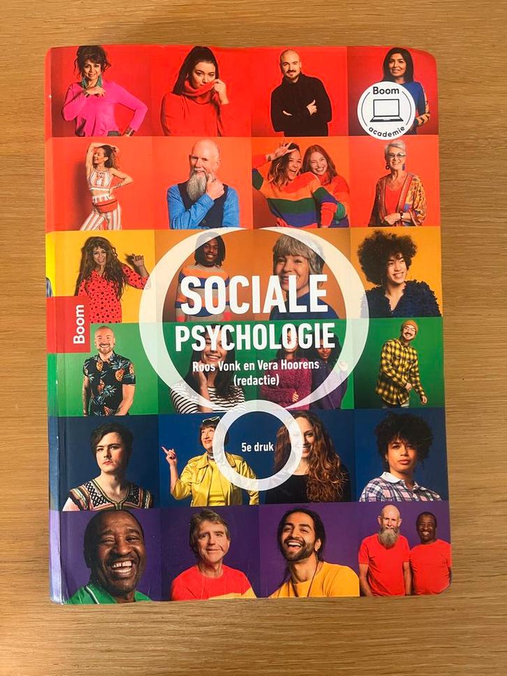 Sociale Psychologie - Roos Vonk & Vera Hoorens, Boeken, Psychologie, Zo goed als nieuw, Sociale psychologie, Ophalen of Verzenden