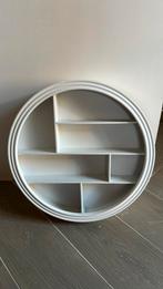 Witte ronde wandplank wandkast, Ophalen, Nieuw