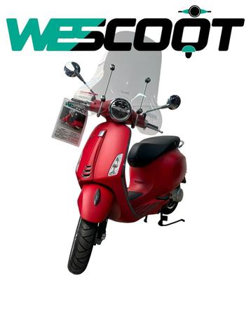 Vespa Primavera S I Mat Rood E4 I Slechts 681 KM beschikbaar voor biedingen