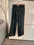 Nep leren broek, Maat 38/40 (M), H&M, Zwart, Ophalen of Verzenden