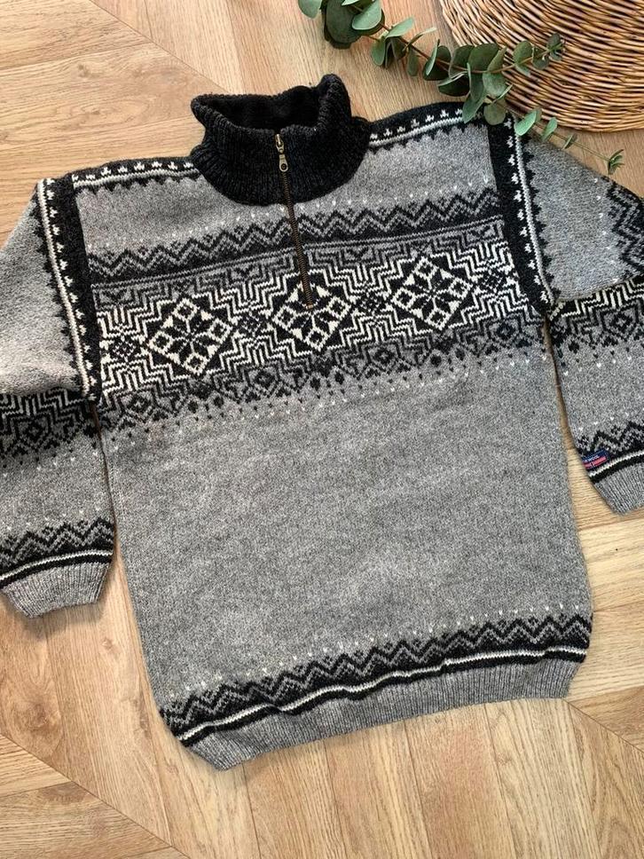Norwool Norway wollen trui S M bohemian wool jumper, Kleding | Heren, Truien en Vesten, Zo goed als nieuw, Maat 46 (S) of kleiner