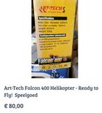 Art-Tech Falcon 400 Helikopter - Ready to Fly!, Overige merken, Ophalen of Verzenden, Zo goed als nieuw, Groter dan 1:32