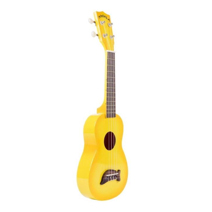 Kala Makala Dolphin Yellow Burst sopraan ukelele, Muziek en Instrumenten, Instrumenten | Onderdelen, Nieuw, Akoestische gitaar