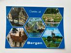 Ansichtkaart Bergen, oa molen, Verzamelen, Ansichtkaarten | Nederland, Ophalen of Verzenden, Noord-Holland
