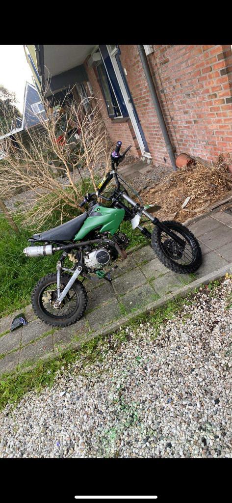 Pitbike 110cc, Fietsen en Brommers, Minibikes, Midibikes en Pitbikes, Gebruikt, Pitbike, Ophalen