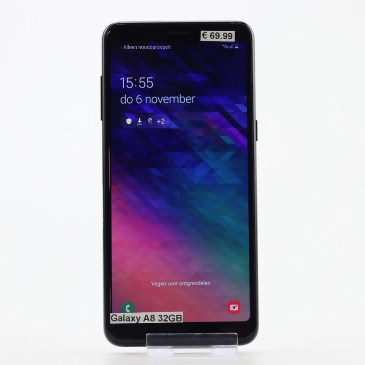 Samsung Galaxy A8 32GB Zwart, Telecommunicatie, Mobiele telefoons | Samsung, Zo goed als nieuw
