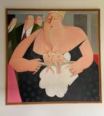 JEAN MARIE BOOMPUTTE SCHILDERIJ IL MESSIEURS SONT SERVIS, Ophalen of Verzenden