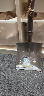 Kerst Wintertaffereel op Schep, Tuin en Terras, Hand-tuingereedschap, Ophalen, Gebruikt, Schop