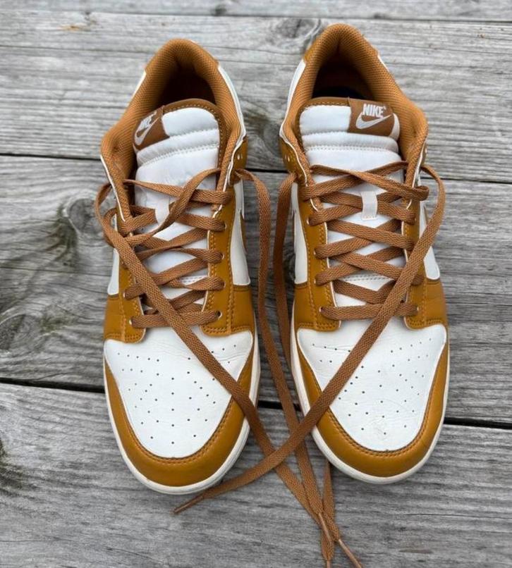 Nike Dunk Low Retro Maat 45, Kleding | Heren, Schoenen, Zo goed als nieuw, Sneakers of Gympen, Wit, Ophalen