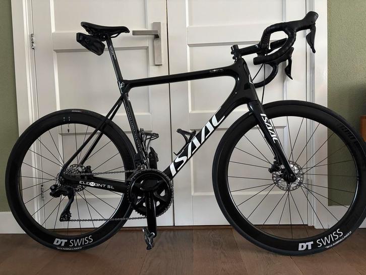 Isaac Element SL Disc 61 cm - 105 Di2, DT Swiss ARC of alu, Fietsen en Brommers, Fietsen | Racefietsen, Zo goed als nieuw, Heren