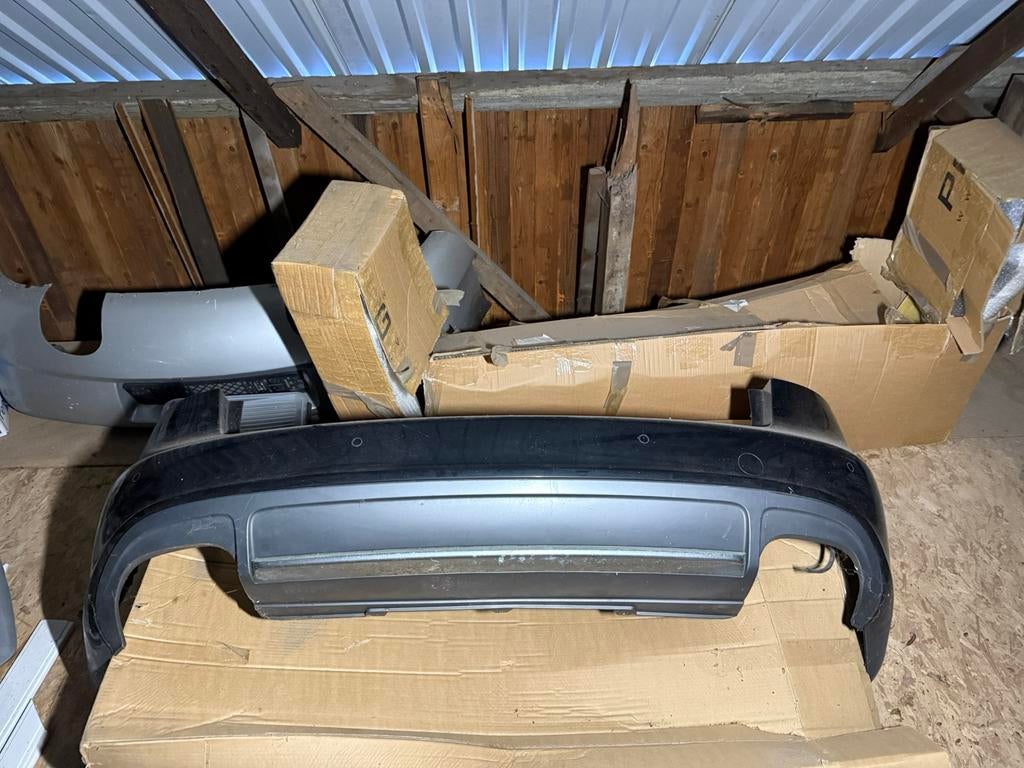 Originele Audi A4 B8 Avant S4 achterbumper - Zwart, Ophalen