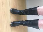 lederen dames laarzen, Kleding | Dames, Schoenen, Hoge laarzen, Zwart, Ophalen of Verzenden, Zo goed als nieuw