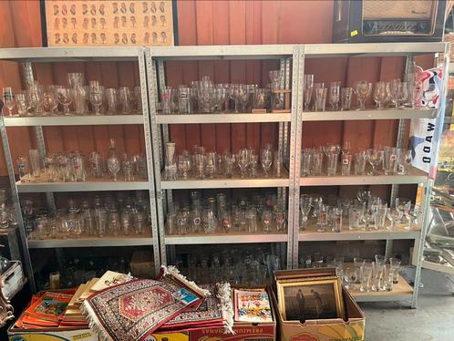 Honderden bierglazen, Verzamelen, Biermerken, Zo goed als nieuw, Glas of Glazen, Ophalen