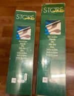 2x Rolgordijn Store Lichtbruin/Crème, Gebruikt, 100 tot 150 cm, Bruin, Ophalen of Verzenden