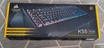 Corsair K55 RGB keyboard, Gebruikt, DDR4, Ophalen of Verzenden, Desktop
