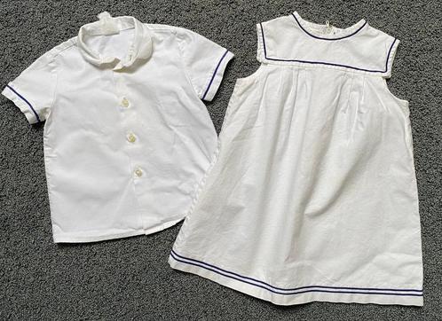 Matrozenjurkje Jean le Bourget mt 80 / 18 maanden, Kinderen en Baby's, Babykleding | Maat 80, Gebruikt, Meisje, Jurkje of Rokje