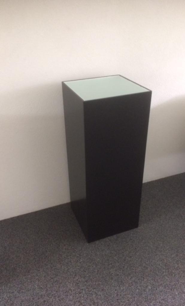 ZWARTE ZUIL SOKKEL KOLOM PILAAR CONSOLE MET VERLICHTING 135, Huis en Inrichting, Woonaccessoires | Zuilen en Pilaren, Nieuw, Ophalen of Verzenden