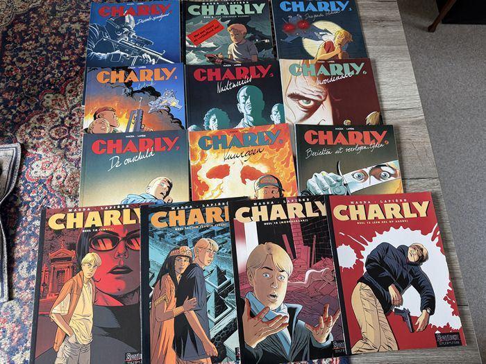Charly Magda & Lapiëre. 13 Albums. Deel 1 t/m 13., Boeken, Stripboeken, Gelezen, Meerdere stripboeken, Ophalen of Verzenden