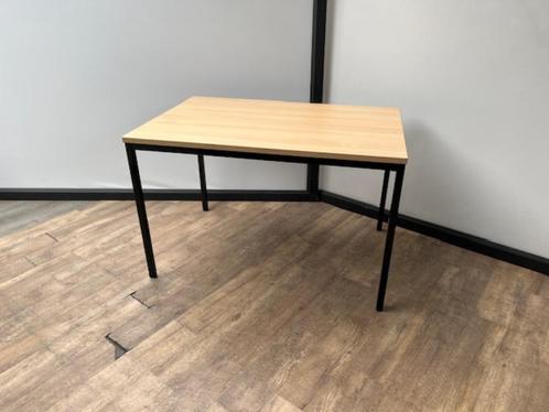 Simpele kantinevergadertafel – Licht eiken, Huis en Inrichting, Bureaus, In hoogte verstelbaar, Ophalen of Verzenden
