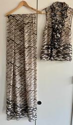 Anne Fontaine blouse met stola maat 44/46, Ophalen of Verzenden, Zo goed als nieuw, Maat 46/48 (XL) of groter, Overige typen