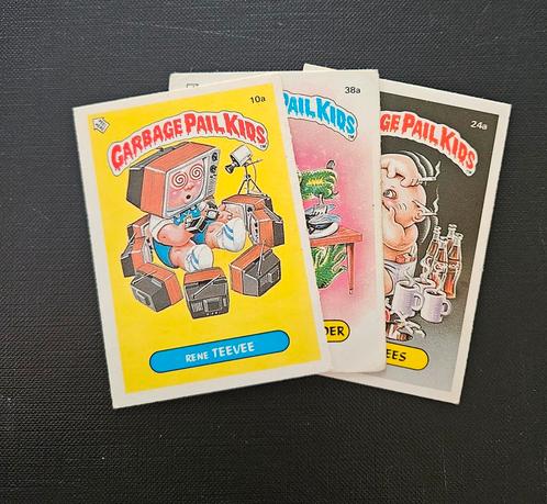 Garbage Pail Kids Nederlands 3 stuks., Verzamelen, Stickers, Zo goed als nieuw, Ophalen of Verzenden