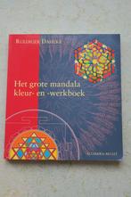 Het grote mandala kleur- en werkboek - Ruediger Dahlke, Ophalen of Verzenden, Zo goed als nieuw, Achtergrond en Informatie, Spiritualiteit algemeen
