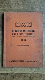 MWM  KD 12 gebruikershandleiding met onderdelencatalogus, Ophalen of Verzenden, Zo goed als nieuw, Dieselmotor