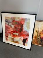 Bram Reijnders schilderij kunstwerk 105x105, Antiek en Kunst, Ophalen