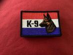 Badge van de K 9. Met velro, Verzamelen, Militaria | Algemeen, Ophalen of Verzenden, Landmacht, Nederland, Embleem of Badge