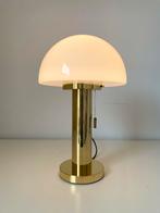 Prachtige vintage mushroom tafellamp, Glashütte jaren 70, Huis en Inrichting, Lampen | Tafellampen, Variavintage, Ophalen of Verzenden