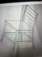 Nieuwe eetkamerstoel, twee stuks, massief grenen, Ophalen of Verzenden, Zo goed als nieuw, Bruin, Twee