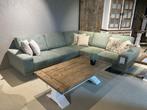 Prachtige lichte hoekbank met zwart-metalen poten! OP=OP!, 250 tot 300 cm, Trendy, Modern, 125 tot 150 cm, Metaal