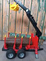 Bruder bosbouw aanhanger met kraan, Ophalen of Verzenden, Gebruikt, Jongen of Meisje