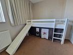 Half hoogslaper met glijbaan, Huis en Inrichting, Gebruikt, Eenpersoons, Ophalen of Verzenden, 200 cm