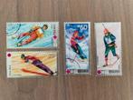4x Olympische Winterspelen 1972, Postzegels en Munten, Ophalen of Verzenden, Polen, Gestempeld