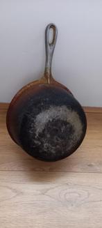 Oude Koperen of Ijzeren Pan, Huis en Inrichting, Keuken | Potten en Pannen, Ophalen of Verzenden, Gebruikt, Overige materialen