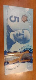 Prachtig mooi Bankbiljet van 5 dollar Canada bijna UNC, Postzegels en Munten, Bankbiljetten | Amerika, Los biljet, Ophalen of Verzenden