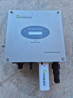 6 zonnepanelen 240-260W met Growatt omvormer, Ophalen of Verzenden, Gebruikt, Compleet systeem, 200 wattpiek of meer